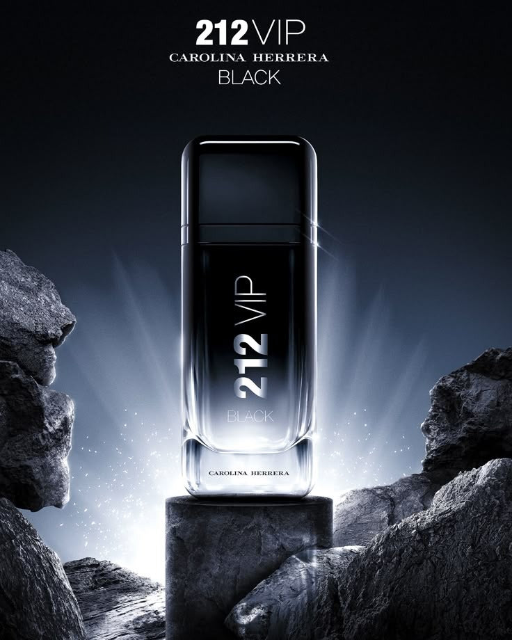 Carolina Herrera 212 VIP Black EDP 100ml bottle